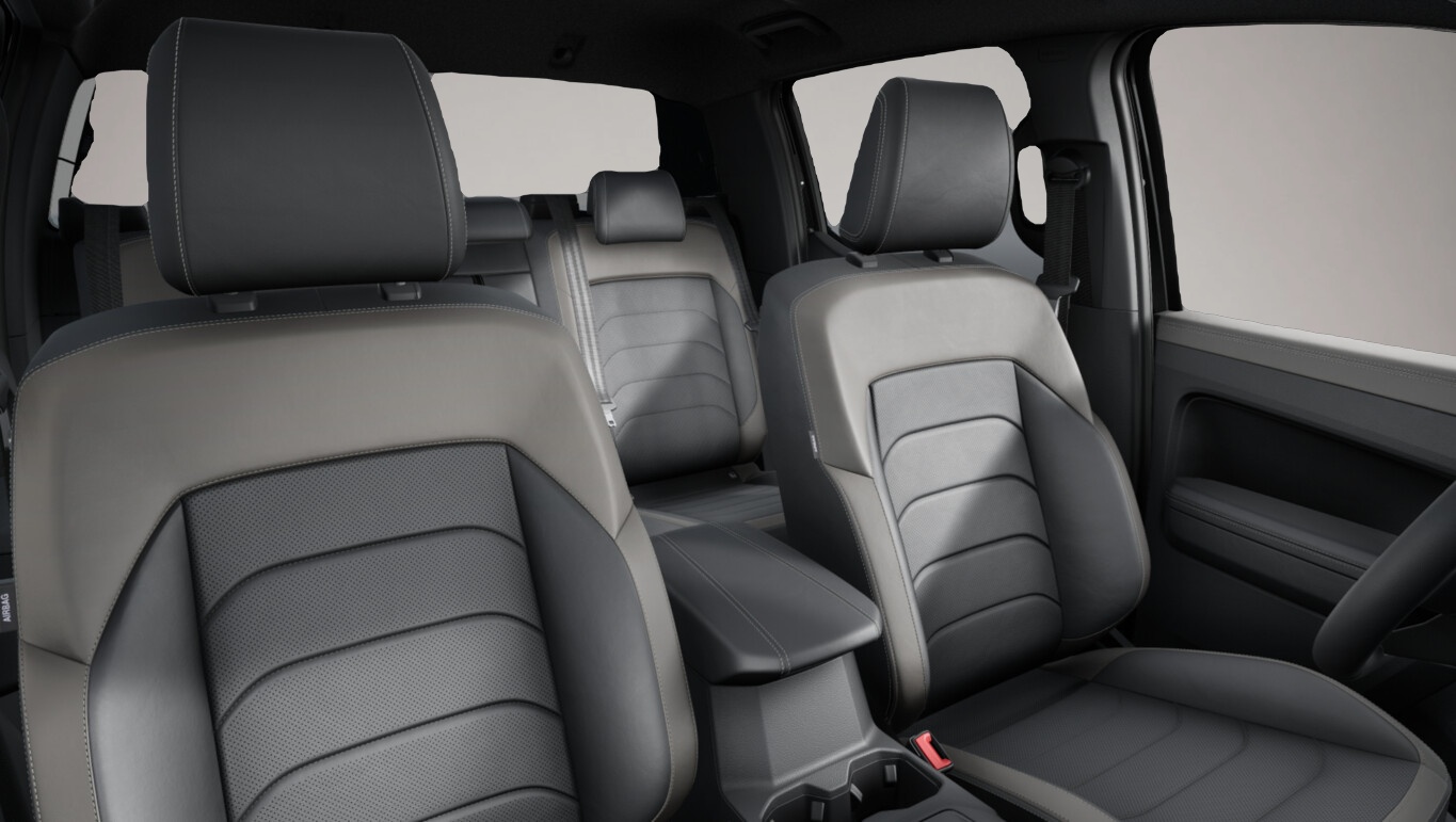 Fotografie des Volkswagen Amarok Aventura AHK Rollcover Matrix Leder LM