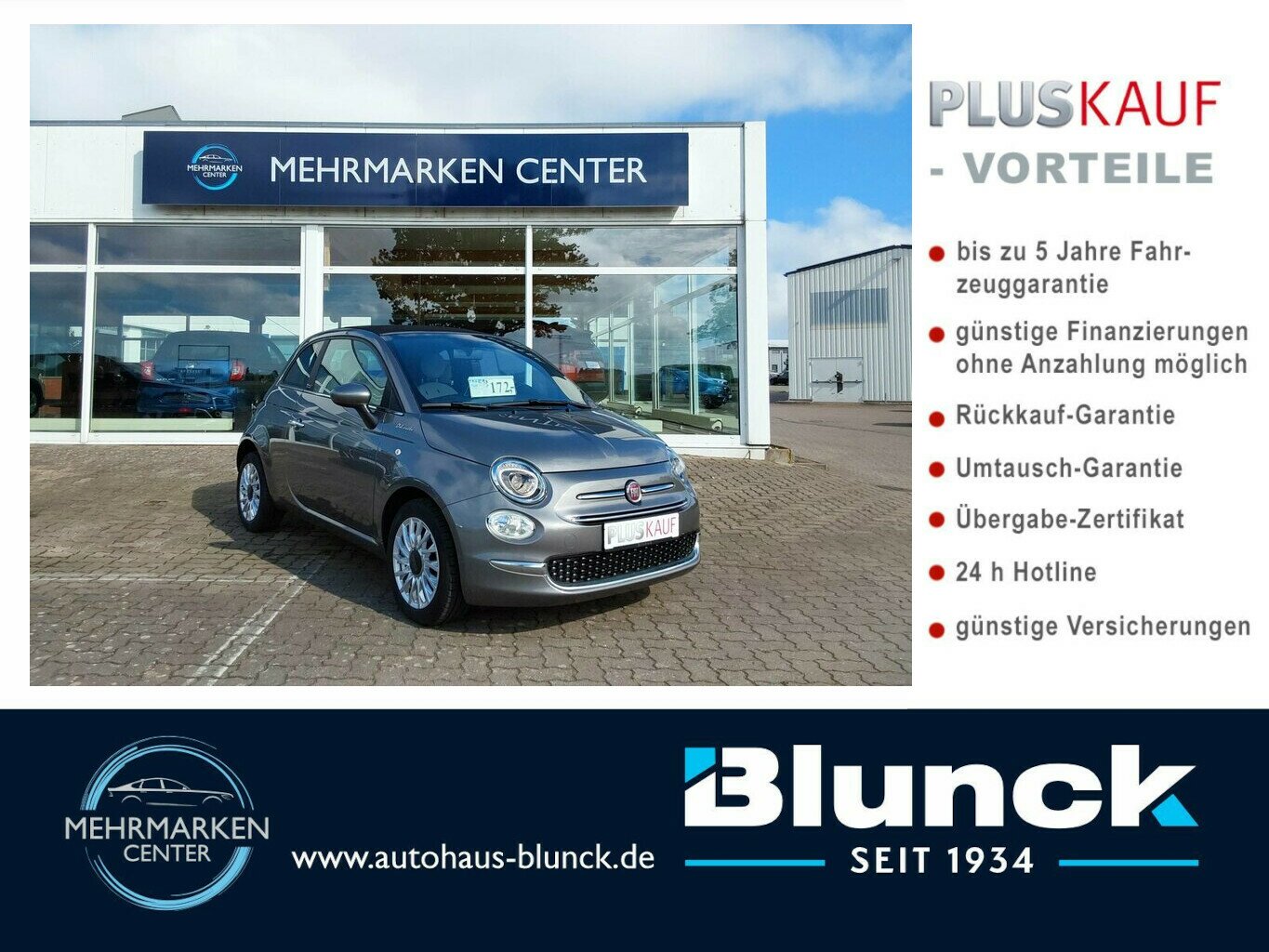 Fotografie Fiat 500 Cabrio Dolcevita 70 PS 6-Gang...