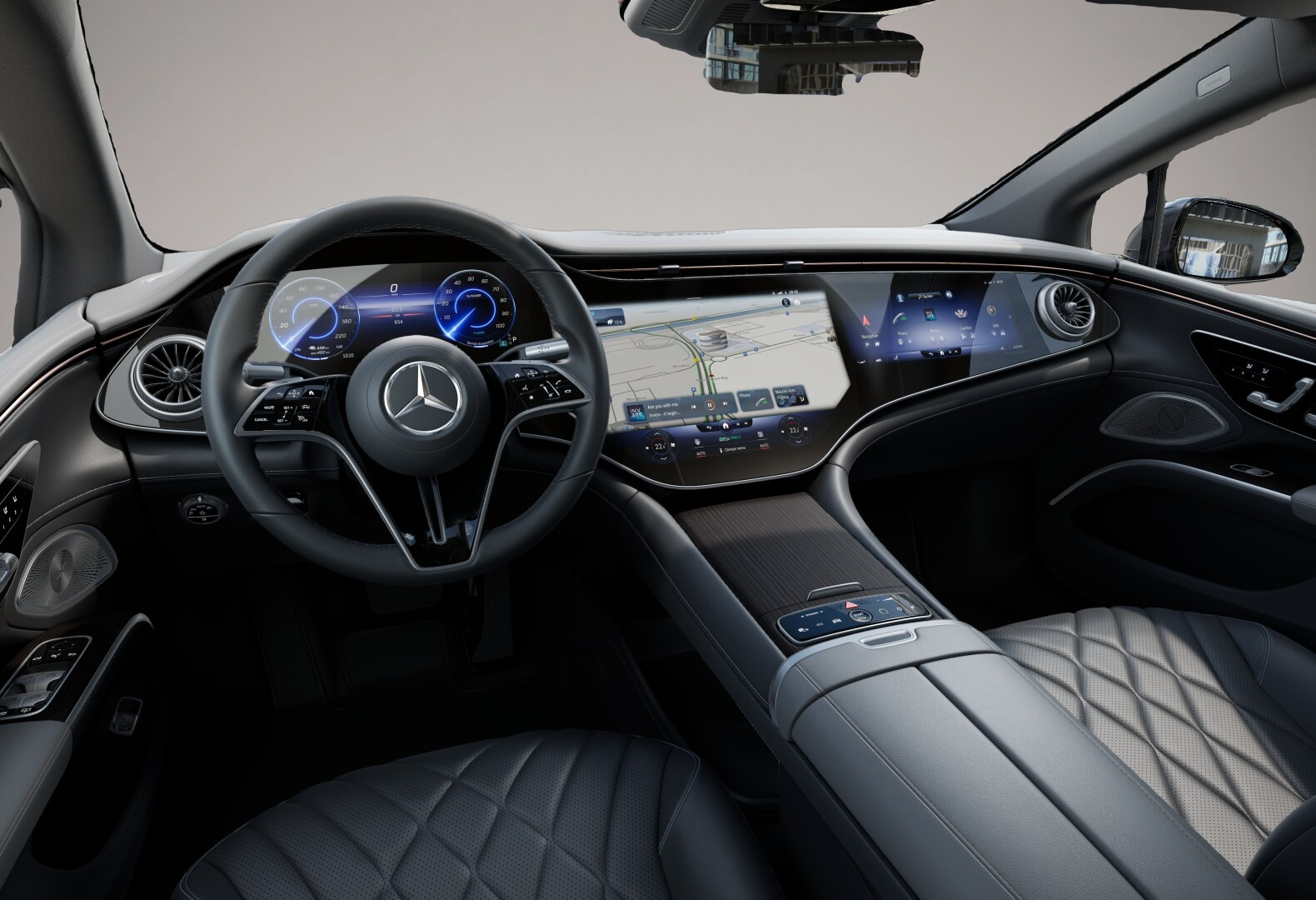 Fotografie des Mercedes-Benz EQS