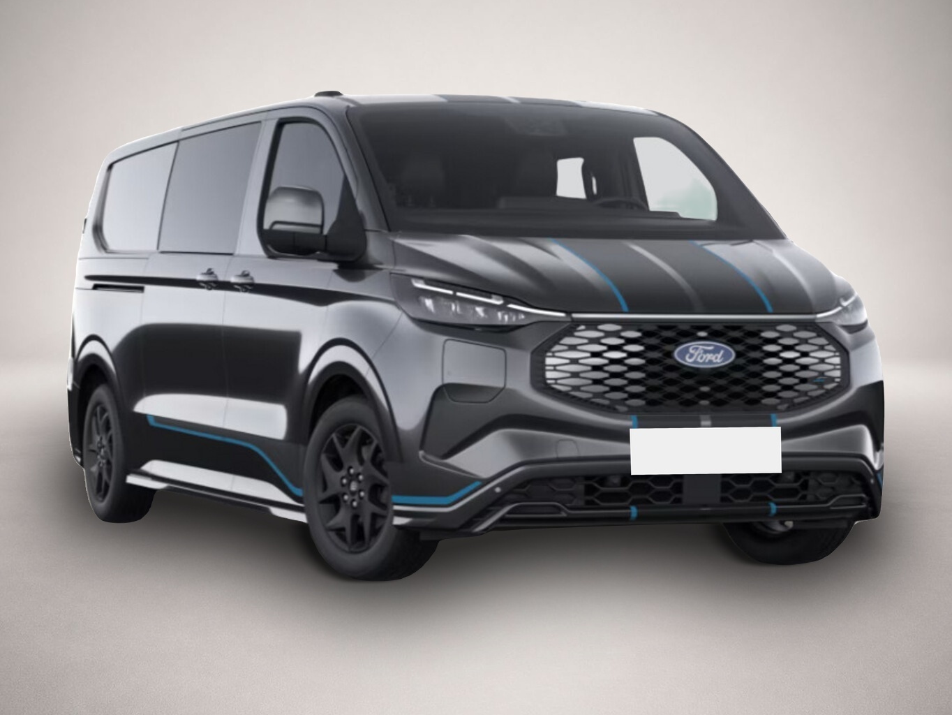 Fotografie Ford Transit Custom E-Transit Custom DCiV 71kWh L2 Sport AHK LED SHZ