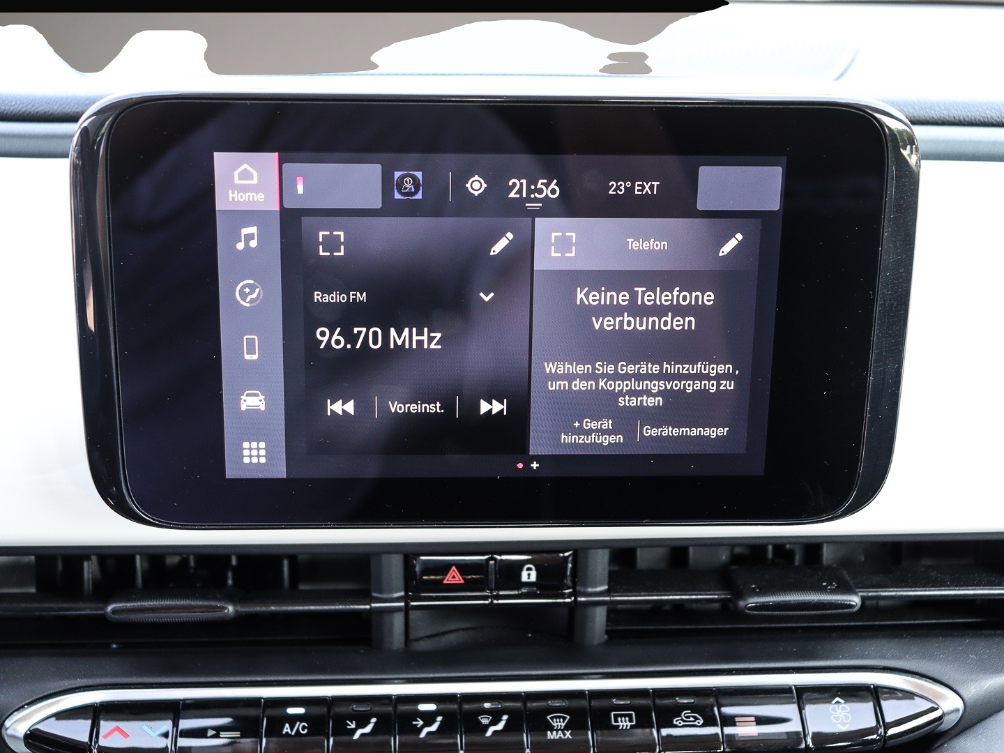 Bild 7 Fiat 500e Action Apple CarPlay Android Auto Fahrerpro