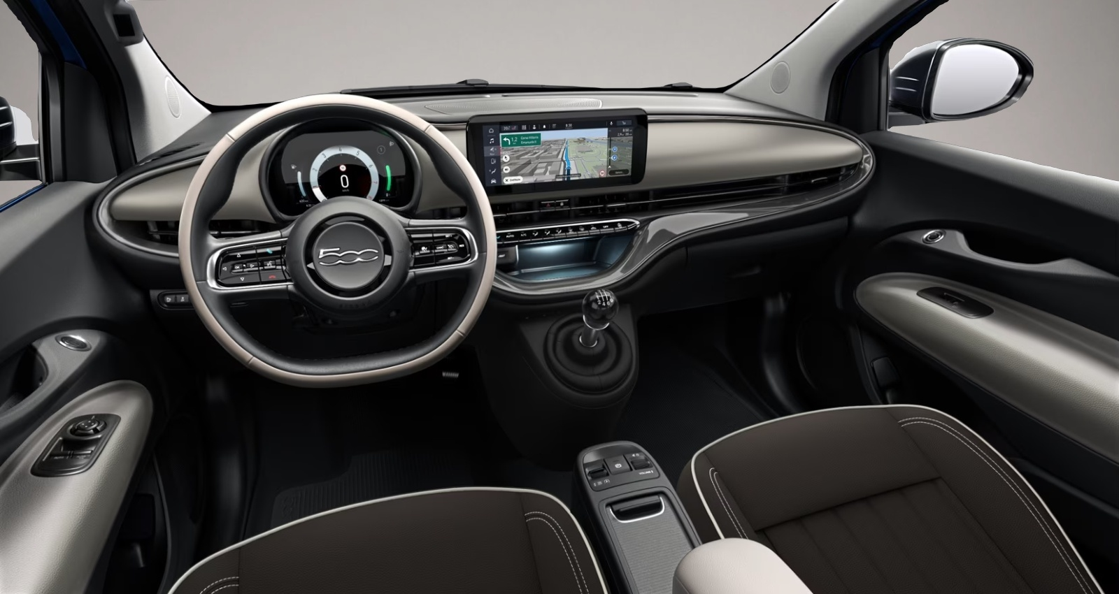 Bild 6 Fiat 500 Hybrid 48 kW La Prima Navi LED Apple CarPlay