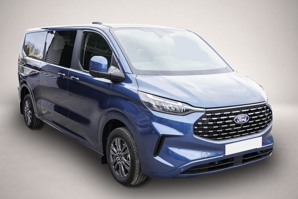 Fotografie Ford Tourneo Custom 2,0 EcoBlue AT L2H1 Titaniu -LAG.