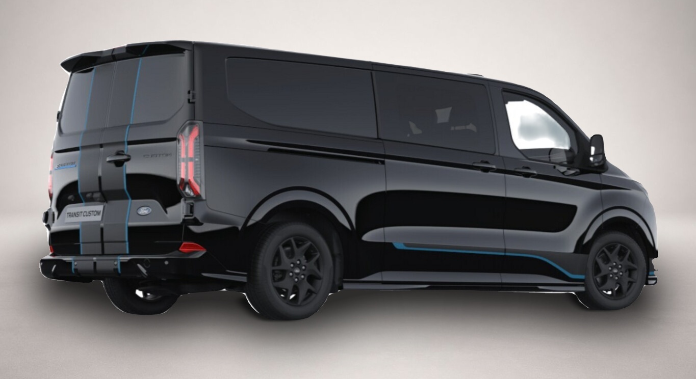 Fotografie 3 des Ford Transit Custom E-Transit Custom DCiV 71kWh L2 Sport ACC AHK LED