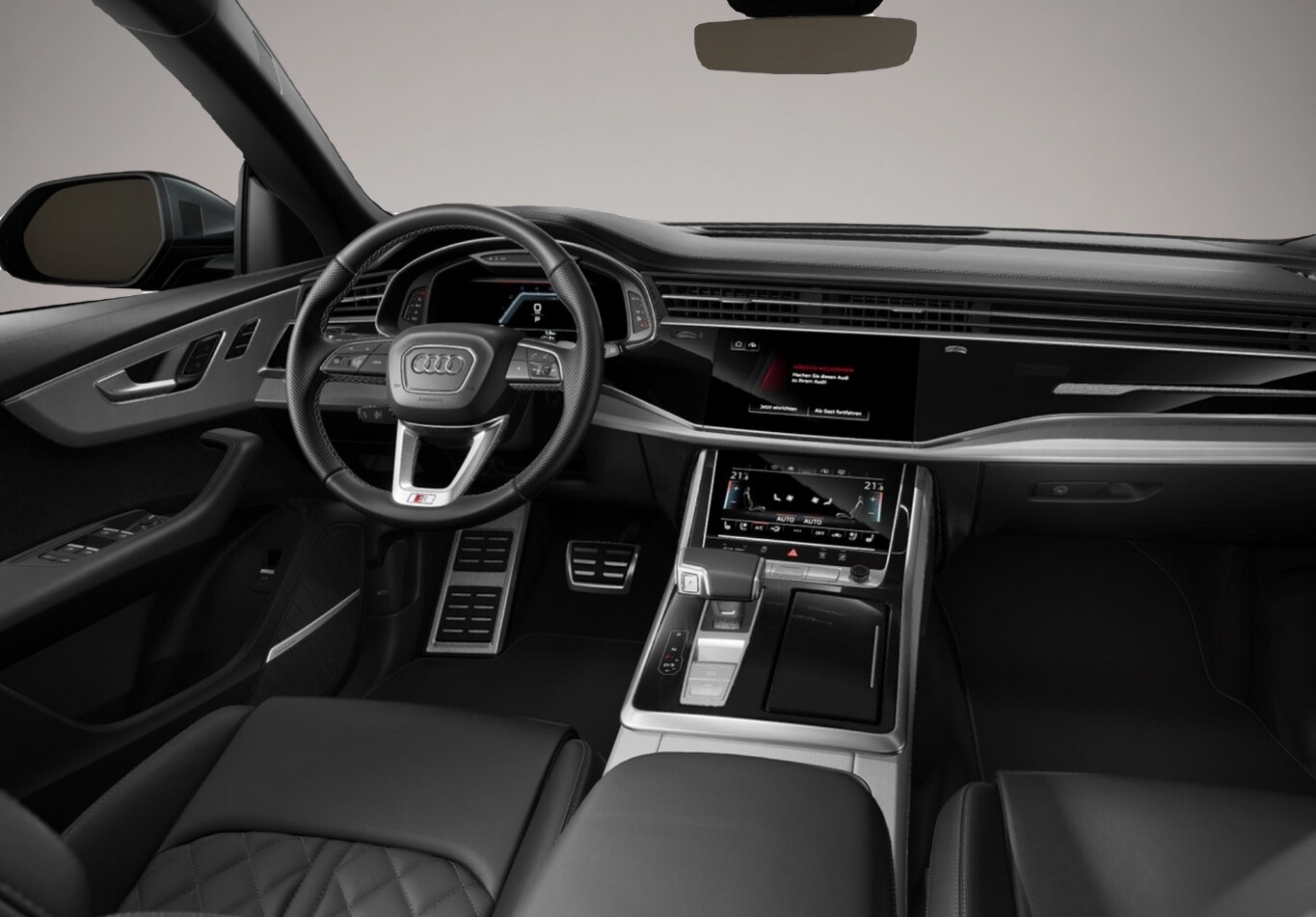 Fotografie des Audi Q8 2xS line AssistenzP+ 22Z Laser Pano B&O Leder
