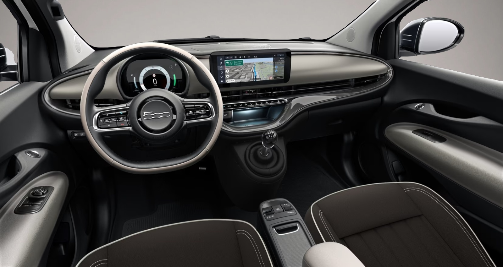 Bild 6 Fiat 500 Hybrid 48 kW La Prima Navi LED Apple CarPlay