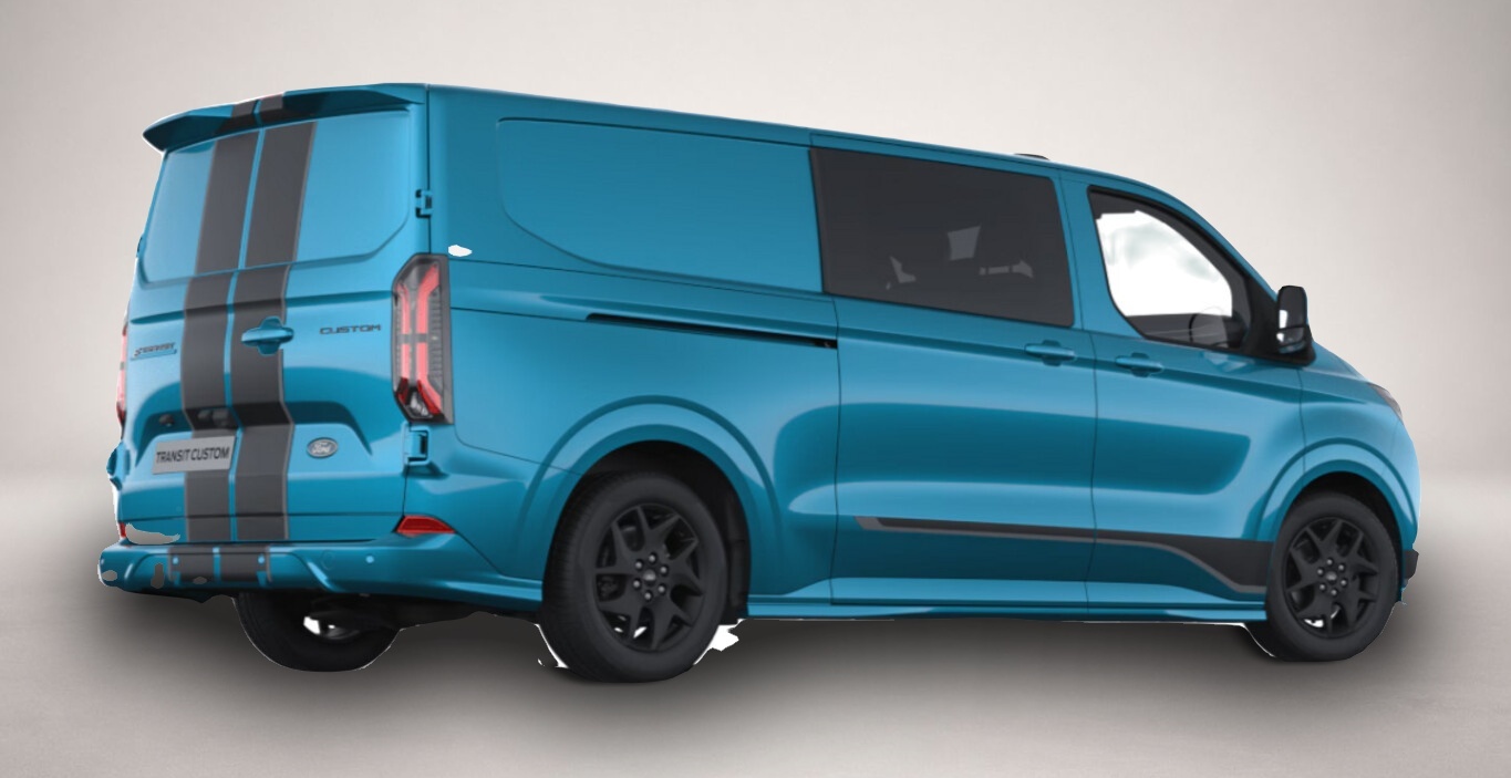 Bild 3 Ford Transit Custom E-Transit Custom DCiV 71kWh L2 Sport AHK ProPow