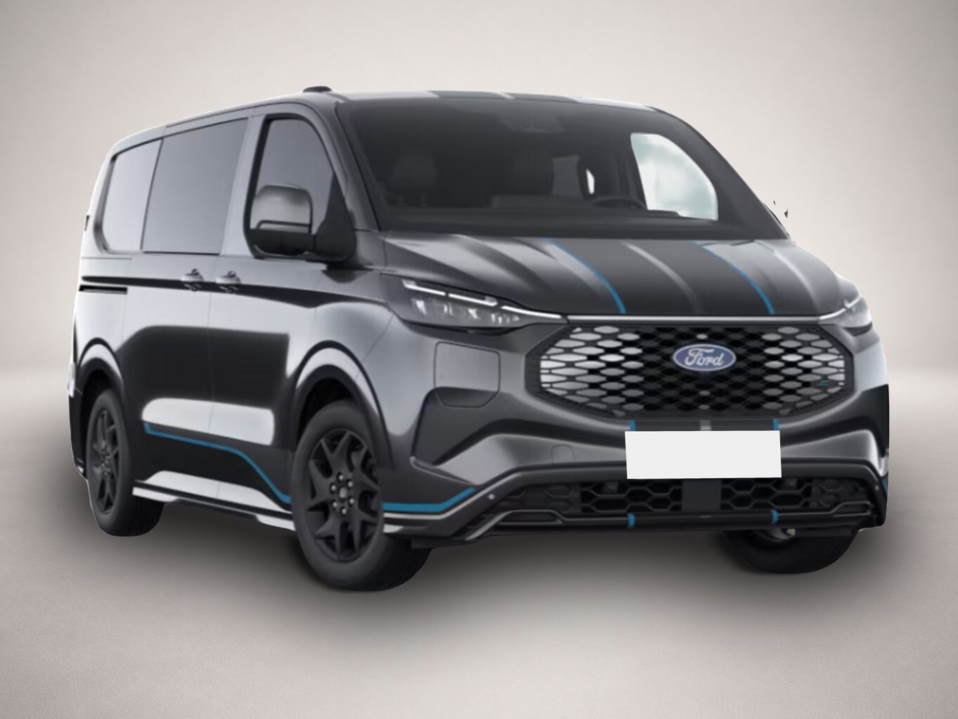 Fotografie Ford Transit Custom E-Transit Custom DCiV 71kWh L1 Sport AHK LED SHZ