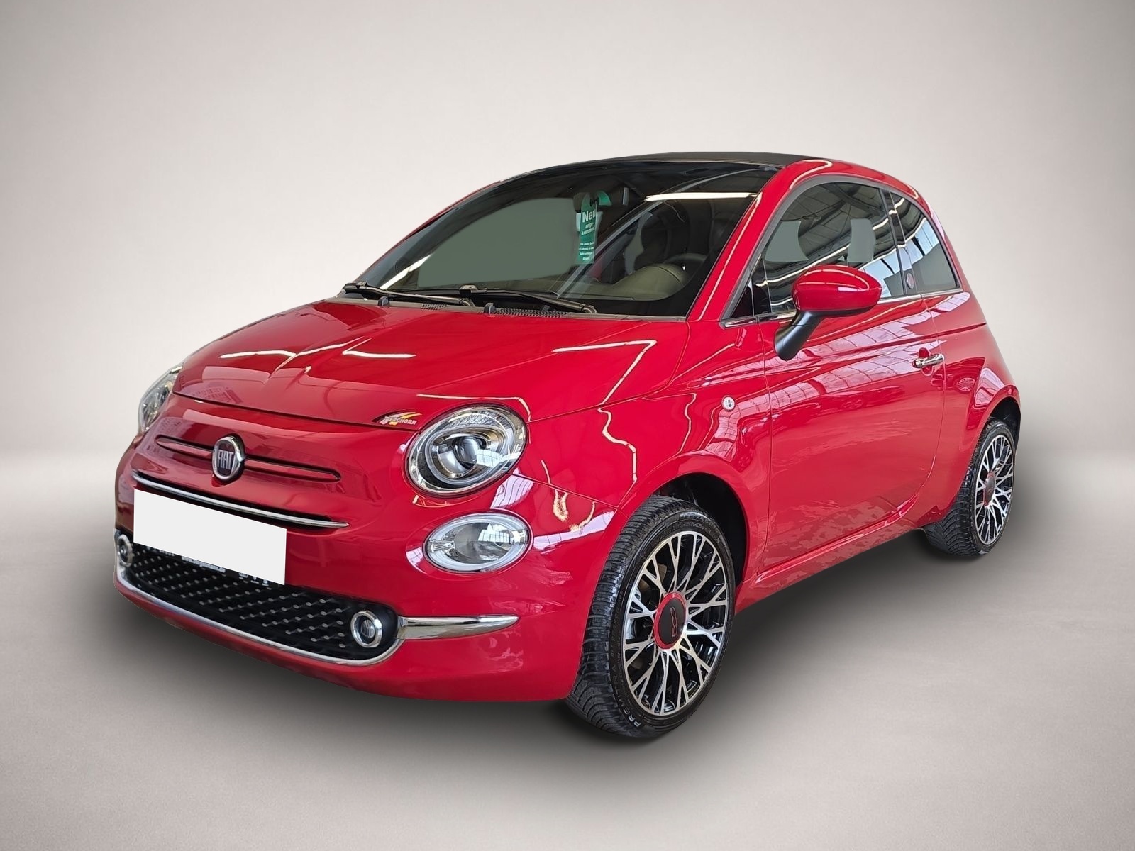 Fotografie Fiat 500C Cabriolet 1.0 Mild Hybrid Red *Navi*App-Con
