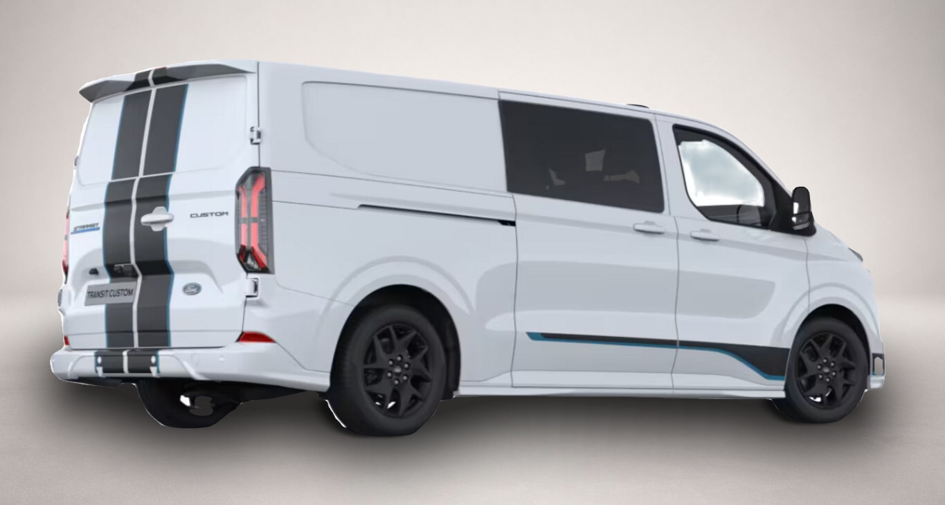 Fotografie des Ford Transit Custom E-Transit Custom DCiV 71kWh L2 Sport AHK ProPow